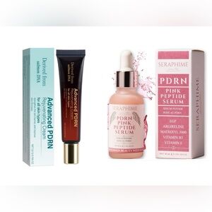 PDRN Pink Peptide Serum & Advanced PDRN Rejuvenating Cream Bundle